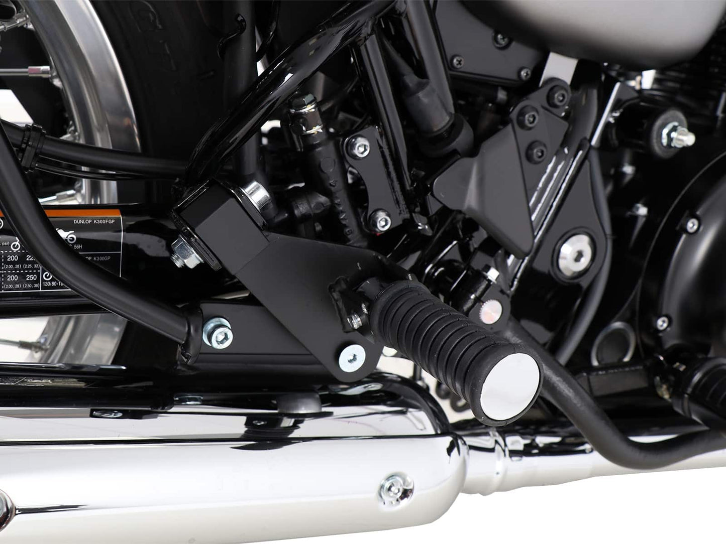 Hepco & Becker Pillion footrest lowering kit for Kawasaki W 800 Street/cafe (2019-2025)