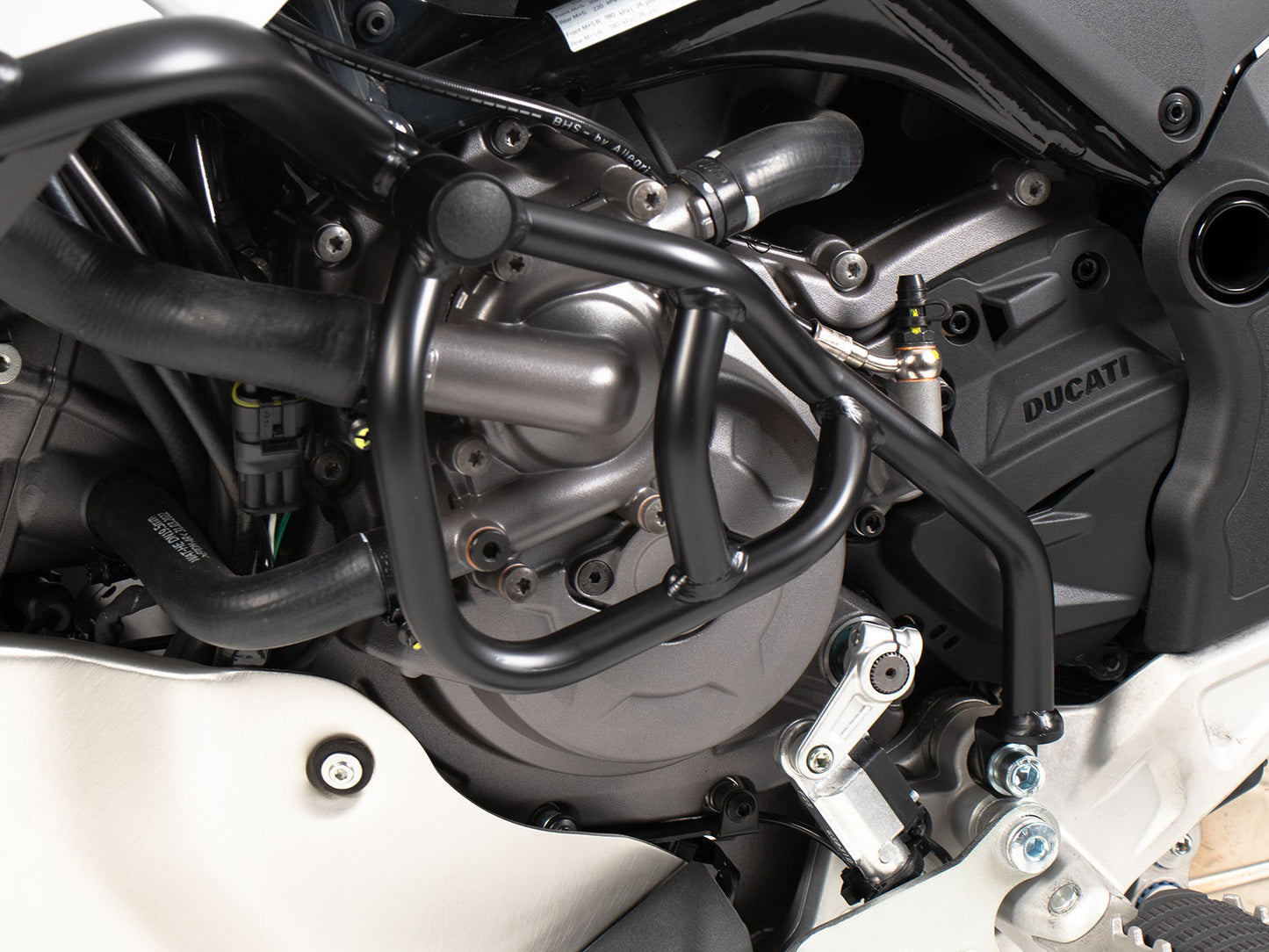 Hepco & Becker Additional crash bar black, one-sided for Ducati DesertX (2022-)