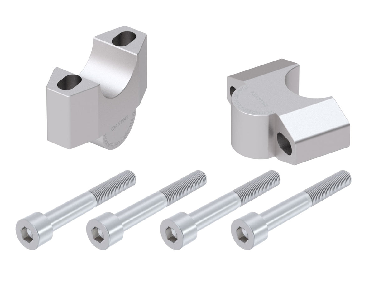 Hepco & Becker Handlebar riser for Honda X-ADV (2025-), 30 mm, silver