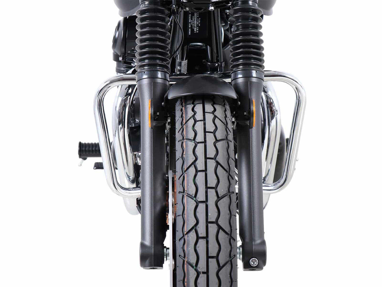 Hepco & Becker Engine protection bar chrome for Kawasaki W 800 Street / Cafe / Standard (2019-2025)