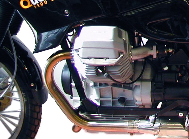 Hepco & Becker Engine protection bar black for Moto Guzzi Quota 1000 (1992-1998)/1100 ES (1998-2001)