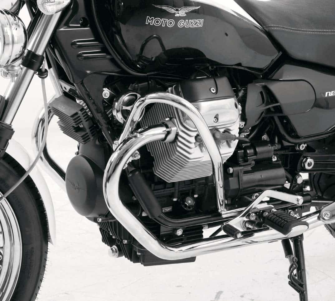 Hepco & Becker Engine protection bar chrome for Moto Guzzi Nevada Classic V 750 ie/Aquilia Nera (2004-2009)