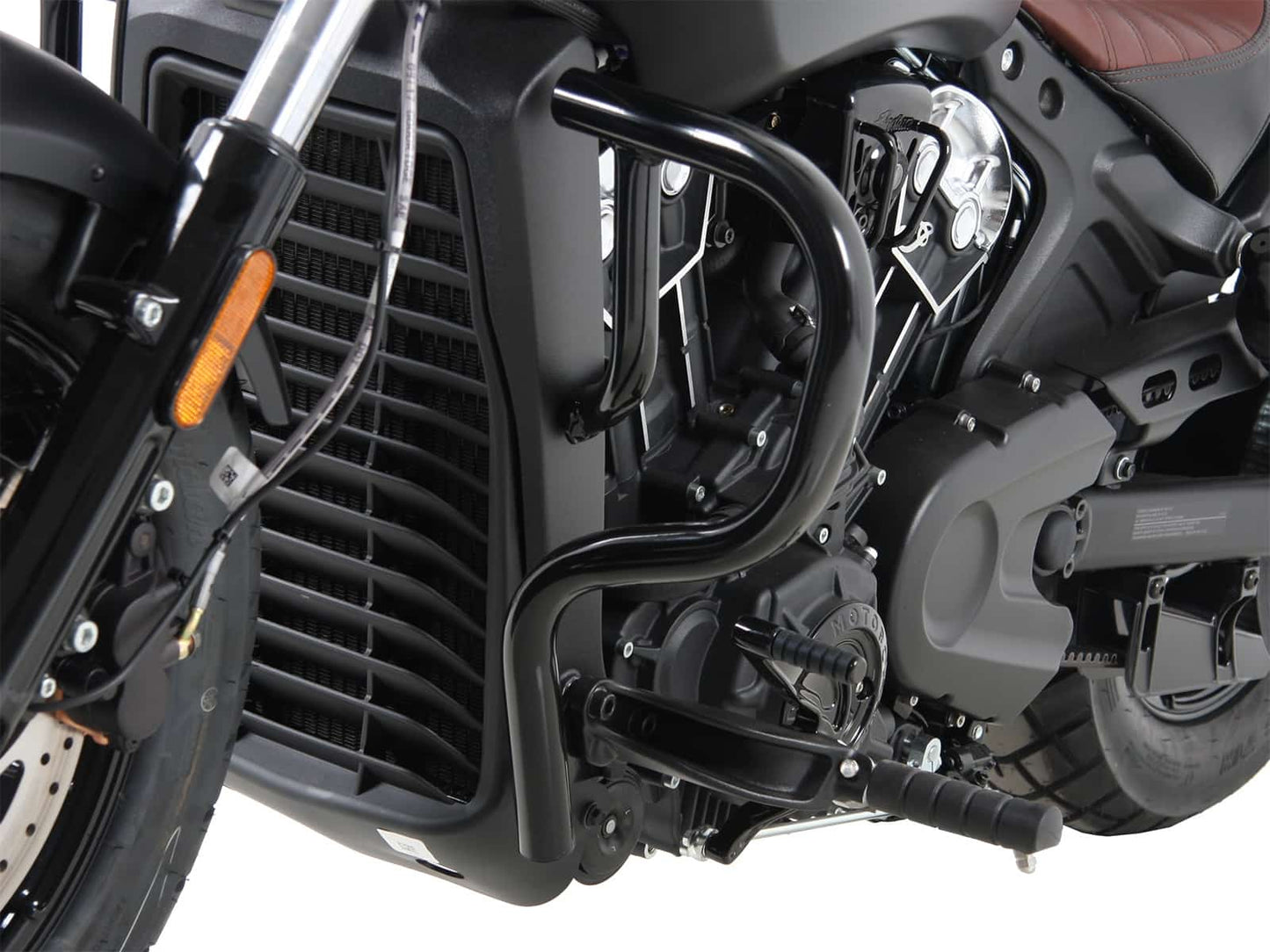 Hepco & Becker Engine protection bar black shine for Indian Scout Bobber / Sixty / Twenty / Rogue (2017-2024)