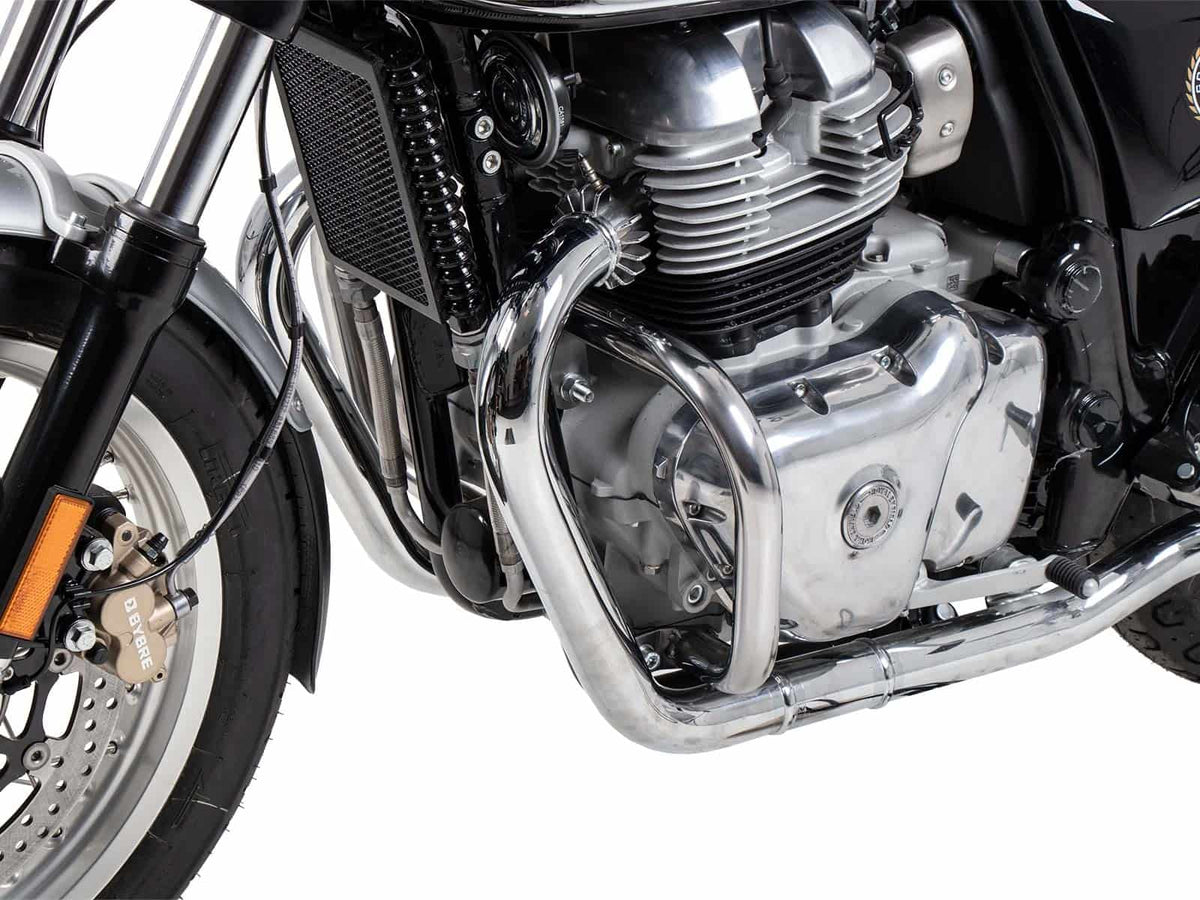 Hepco & Becker Engine protection bar chrome for Royal Enfield Interceptor (2018-) / Continental 650 / GT 650 (2019-)
