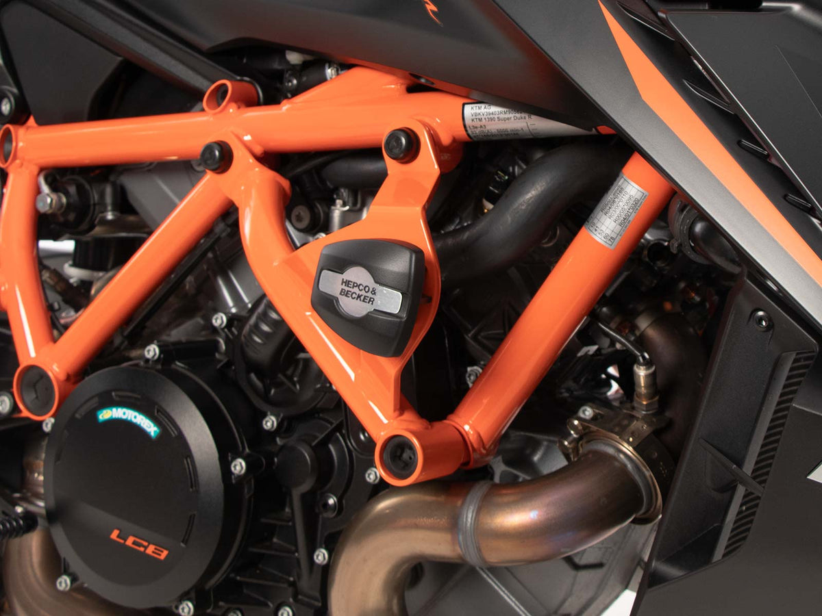 Hepco & Becker Engine protection bar orange for KTM 1390 Super Duke R / EVO (2024-)