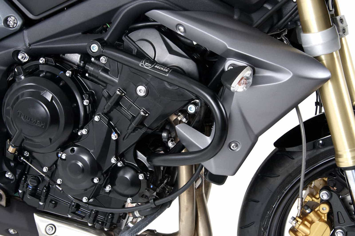 Hepco & Becker Engine protection bar black for Triumph Street Triple 675/R (2007-2012)