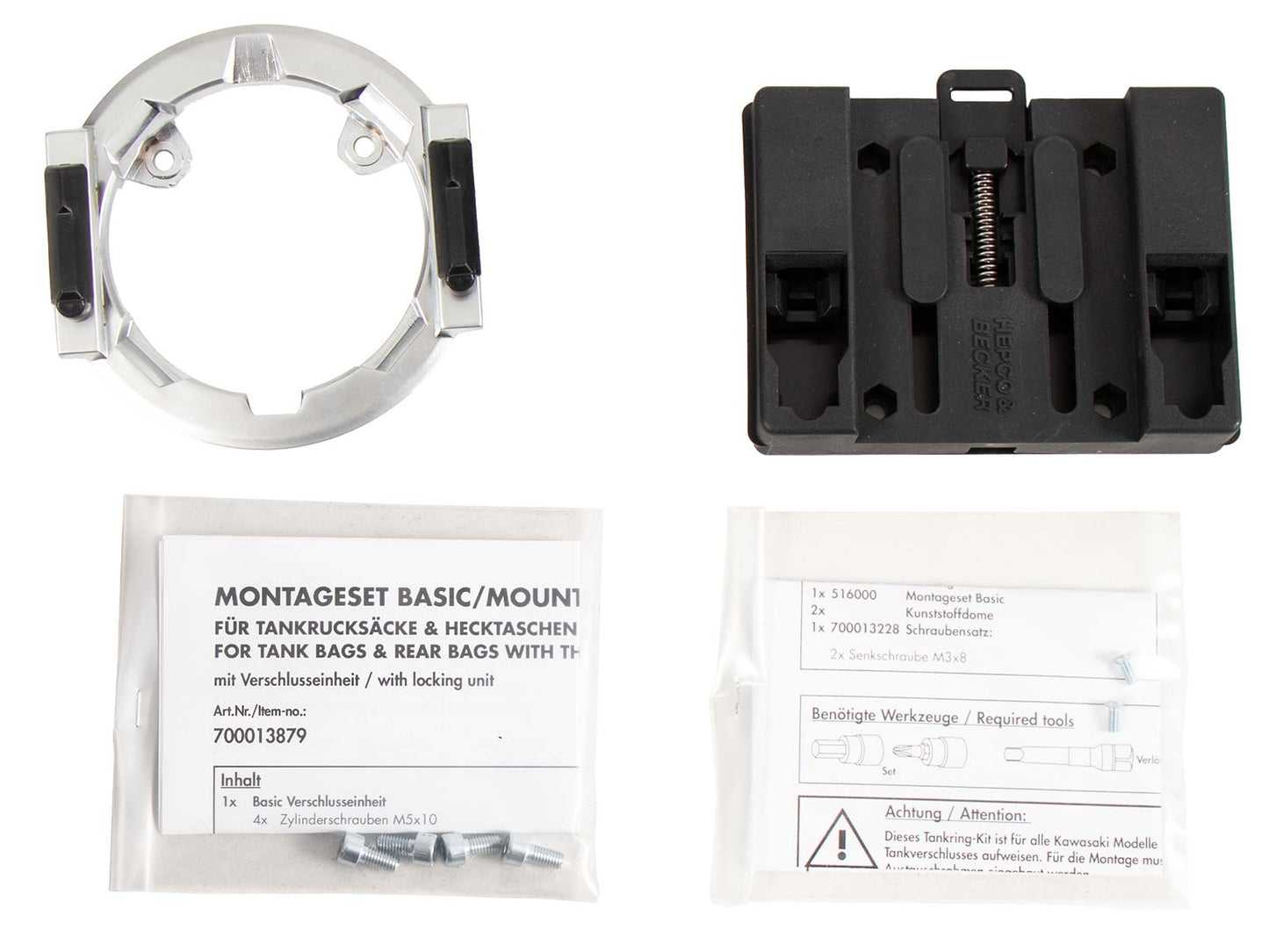 Hepco & Becker Tankring BASIC incl. fastener for tankbag for Kawasaki Z 250 (2019-2021)
