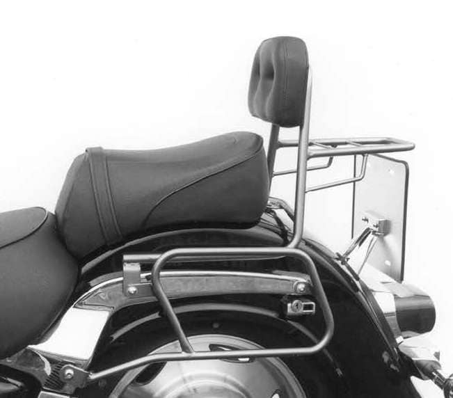 Hepco & Becker Sissybar with rearrack chrome for Suzuki VL 1500 (1998-2004)/C 1500 LC Intruder (2005-2007)