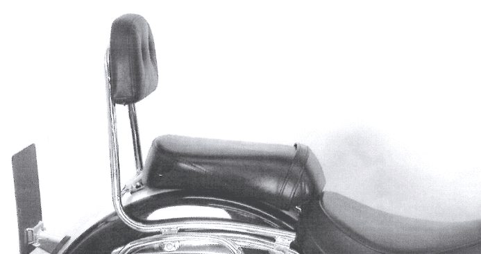 Hepco & Becker Sissybar without rearrack for Suzuki VL 800 Intruder LC Volusia (2001-2016) / C 800 Intruder / Black Edition (2005-2016)