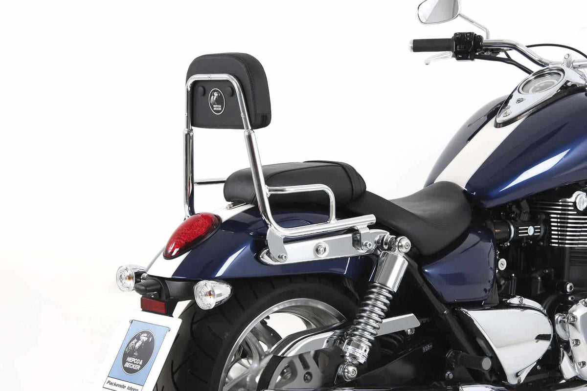 Hepco & Becker Sissybar without rearrack chrome for Triumph Thunderbird 1600/1700/Storm/Commander (2009-2018)