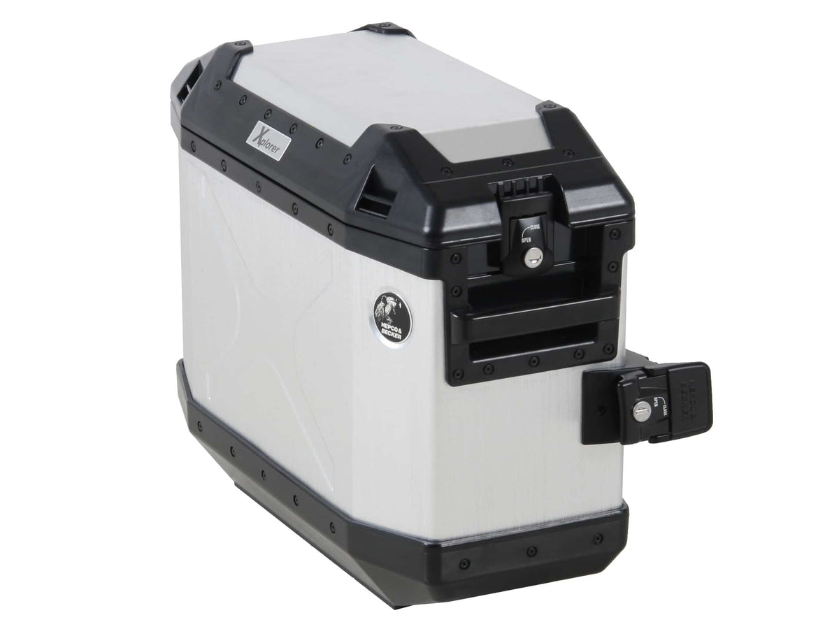 Hepco & Becker Xplorer 30 side case left side silver