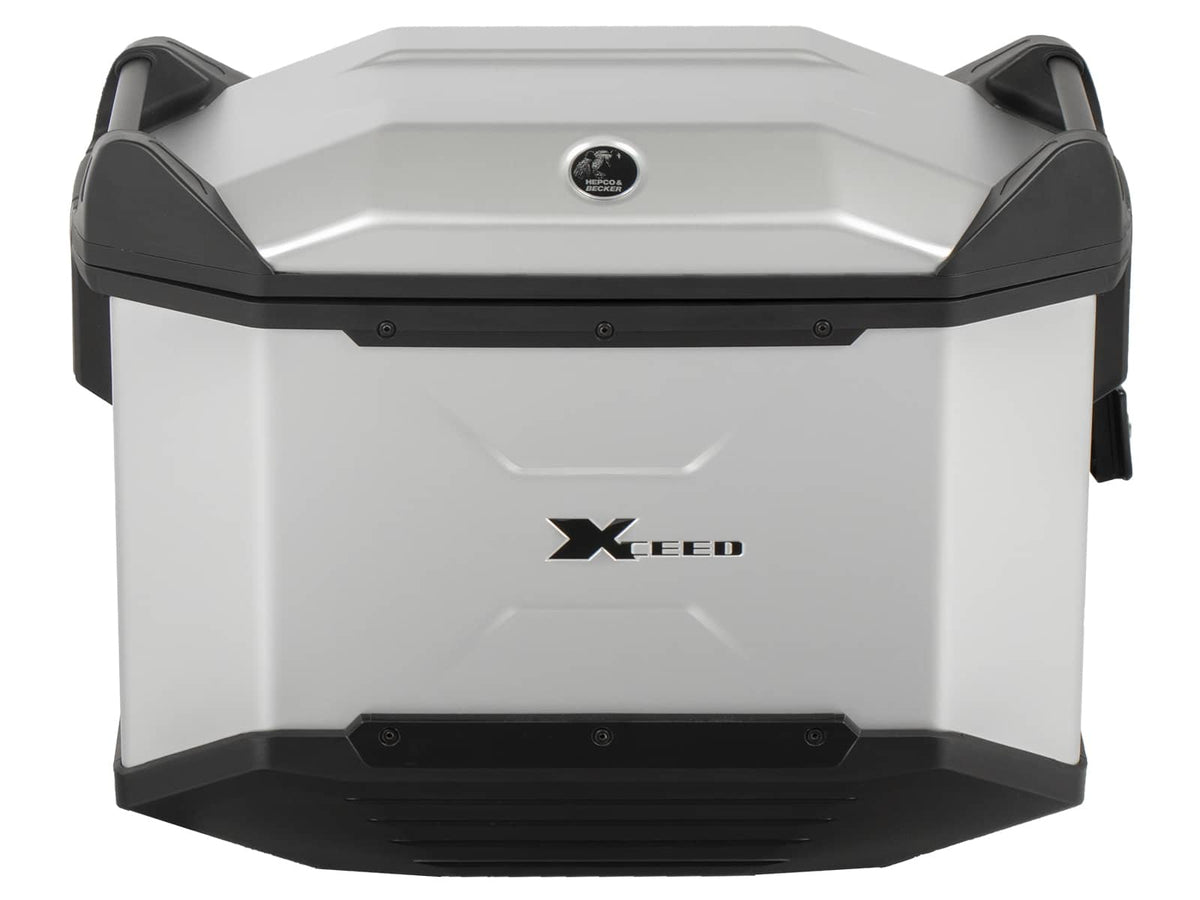 Hepco & Becker Xceed side case 38 ltr. Left – silver