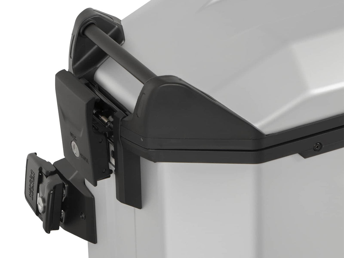 Hepco & Becker Xceed side case 38 ltr. Right – silver