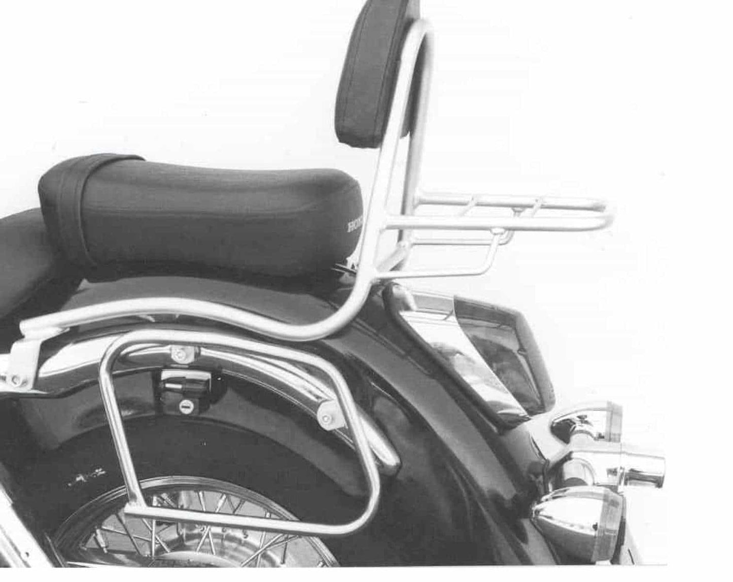 Hepco & Becker Sissybar with rearrack chrome for Honda VT 750 C2 (1997-2001)