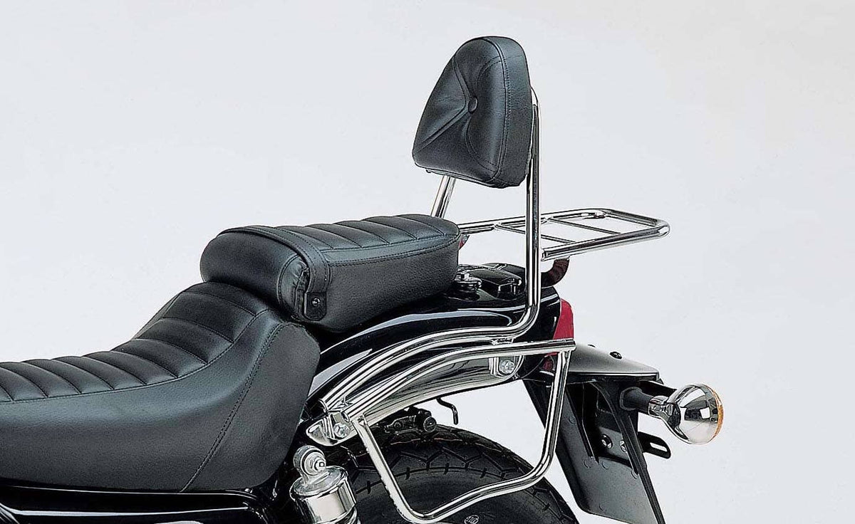Hepco & Becker Sissybar with rearrack chrome for Kawasaki EL 250 (1994)/EL 252 (1996-2003)