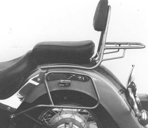 Hepco & Becker Sissybar with rearrack chrome for Yamaha XVS 650 Drag Star Classic (1998-2007)