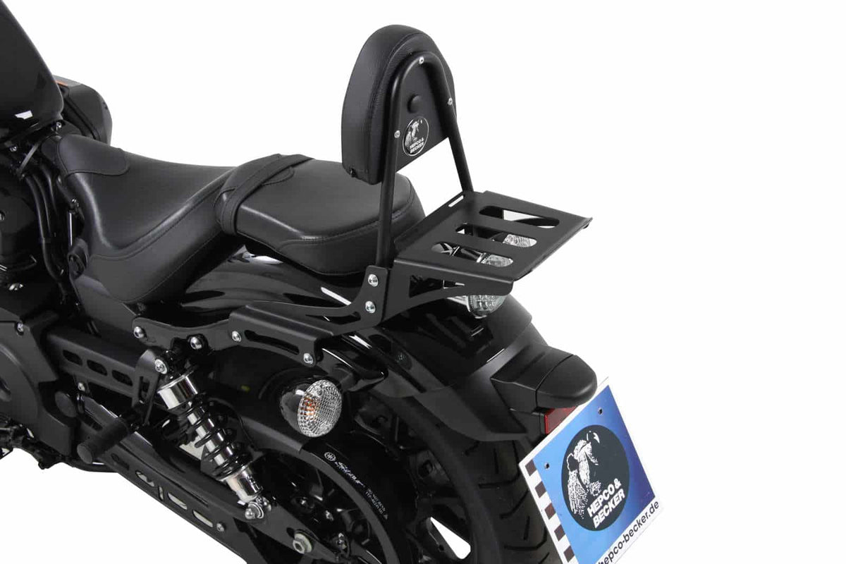 Hepco & Becker Sissybar with rearrack black for Yamaha XV 950/R (2013-2020)