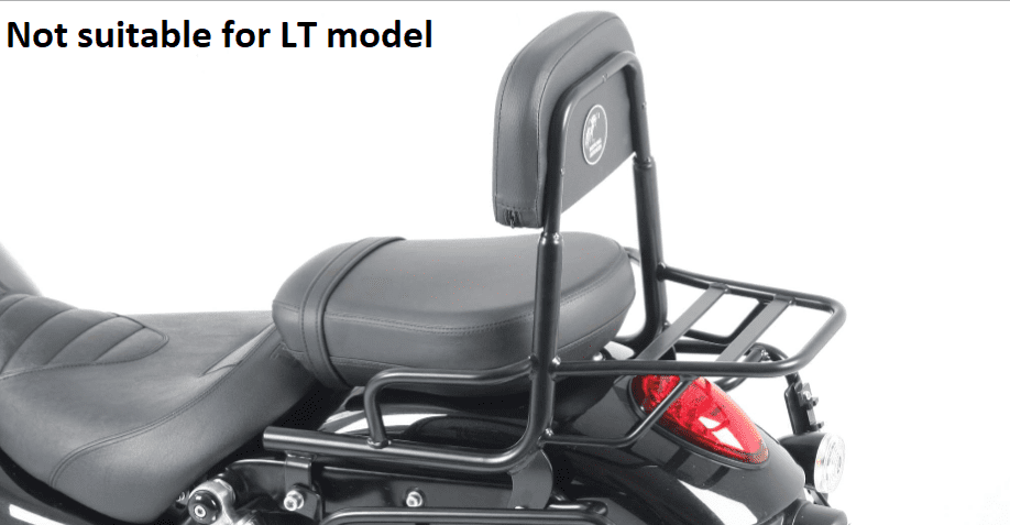 Hepco & Becker Sissybar with rearrack black for Triumph Thunderbird 1600/1700/Storm/Commander (2009-2018)