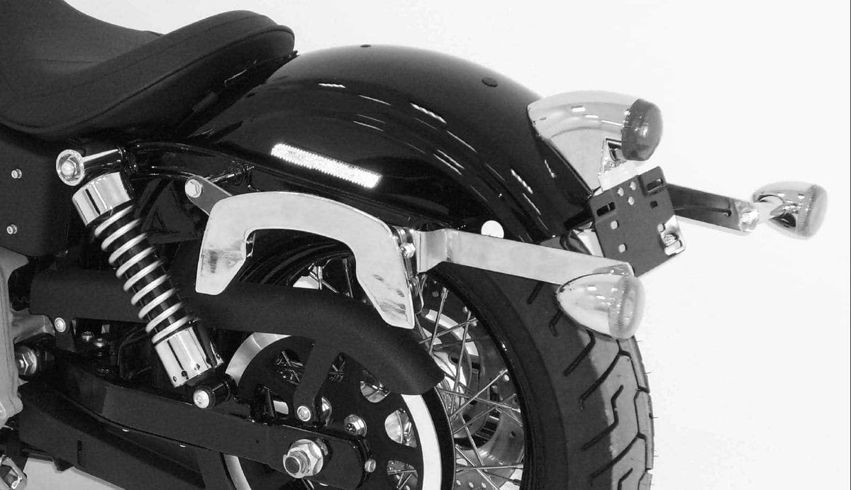 Hepco & Becker C-Bow sidecarrier chrome for Harley-Davidson FXDB Dyna Street Bob / FXDC Super Glide / Low Rider