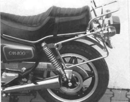 Hepco & Becker Complete carrier set (side- and topcase carrier) chrome for Honda CM 400 T (1980-1984)