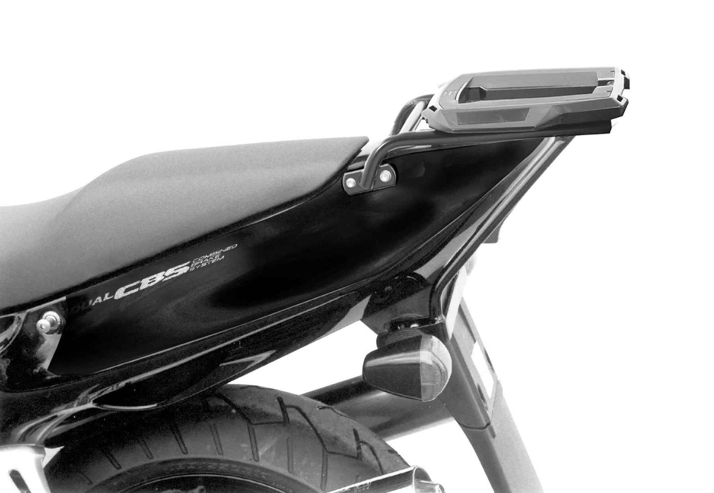 Hepco & Becker Alurack top case carrier black for Honda CBR 1100 XX (1997-2007)