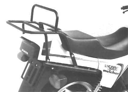 Hepco & Becker Topcase carrier tube-type black for Honda VT 500 E (1983-1988)