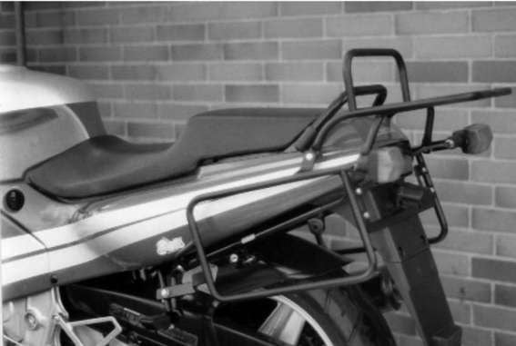 Hepco & Becker Complete carrier set (side- and topcase carrier) black for Honda CBR 600 F (1986-1990)