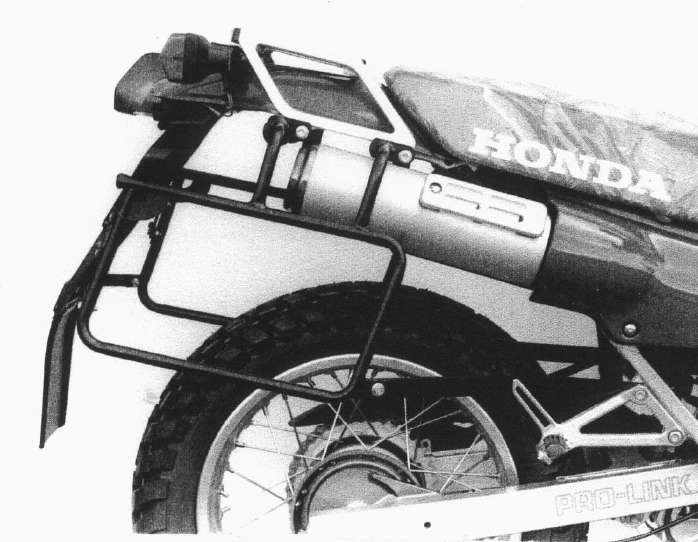 Hepco & Becker Sidecarrier permanent mounted black for Honda NX 250 (1988-1996)
