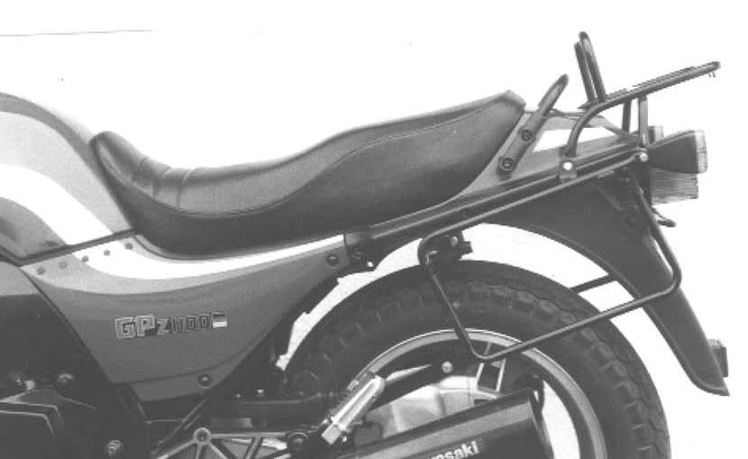 Hepco & Becker Complete carrier set (side- and topcase carrier) black for Kawasaki ZX 1100/1100 GPZ (1981-1983)
