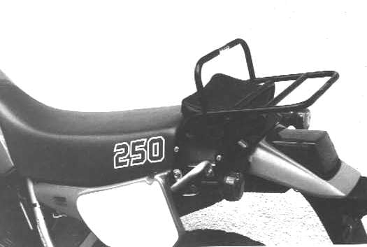 Hepco & Becker Topcase carrier tube-type black for Kawasaki KLR 250 (1985-1991)