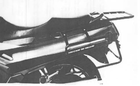 Hepco & Becker Sidecarrier permanent mounted black for Kawasaki ZZ-R 1100 (1990-1992)