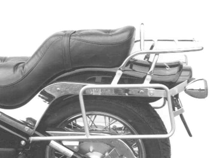 Hepco & Becker Complete carrier set (side- and topcase carrier) chrome for Kawasaki VN 800 (1995-2000)