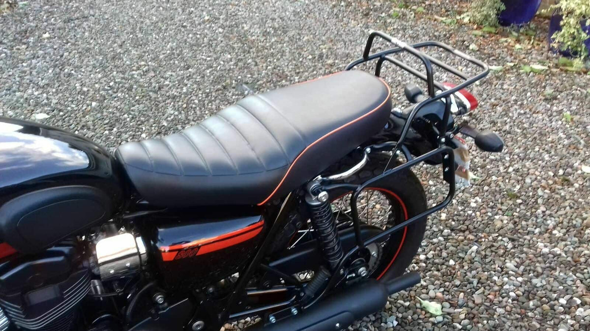 Hepco & Becker Complete carrier set (side- and topcase carrier) black for Kawasaki W 650 (1999-2006) / W 800 (2011-2016)