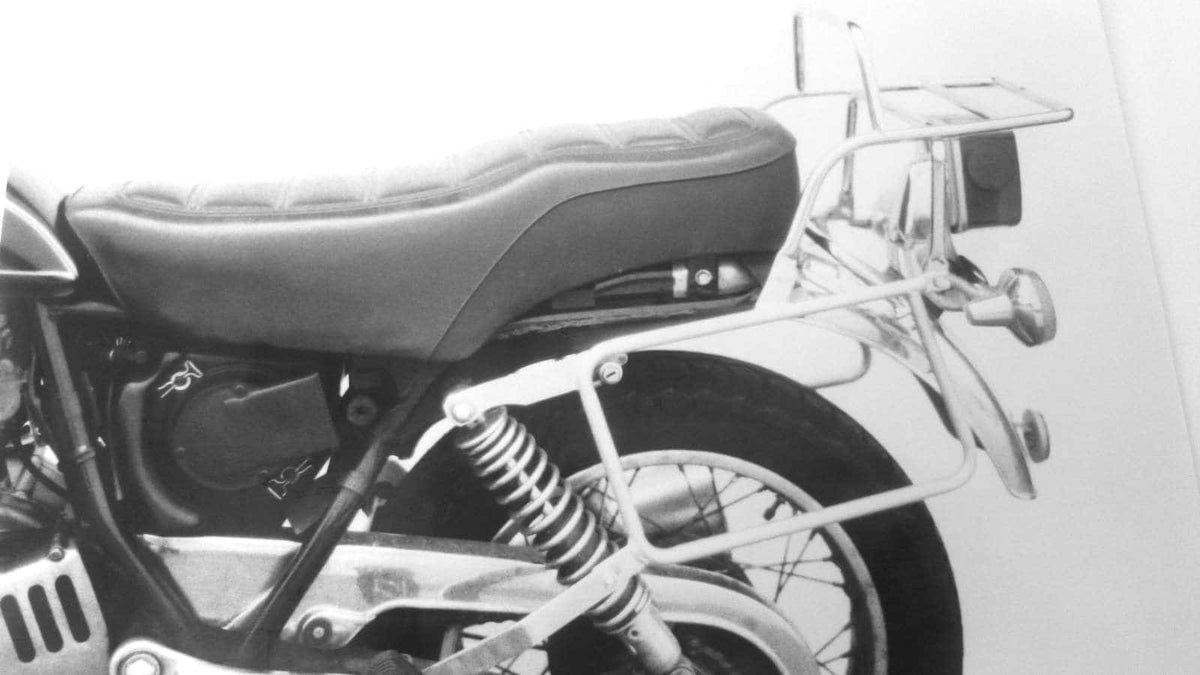 Hepco & Becker Complete carrier set (side- and topcase carrier) chrome for Suzuki GN 250 (1984-1999)