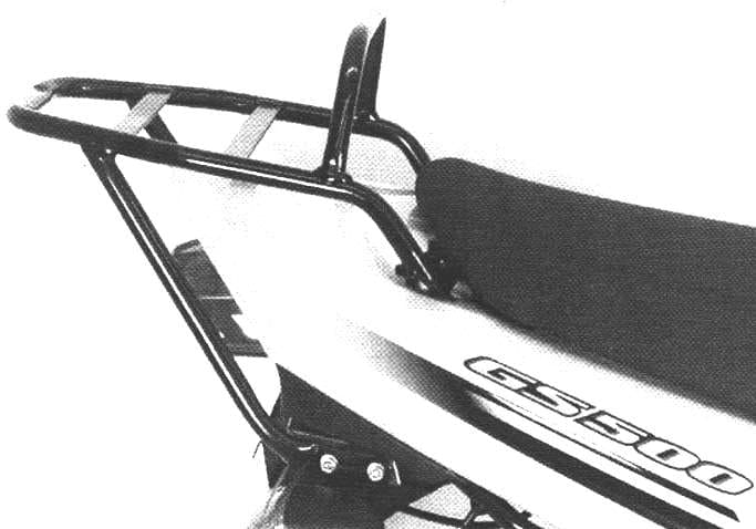 Hepco & Becker Topcase carrier tube-type black for Suzuki GS 500 / F (2001-2008)