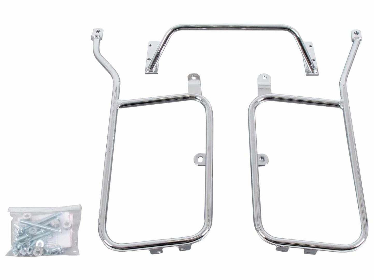 Hepco & Becker Sidecarrier permanent mounted chrome for Suzuki VL 800 Intruder LC Volusia (2001-2008) / C 800 Intruder / Black Edition (2005-2016)
