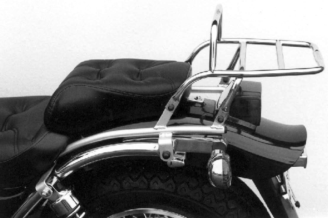 Hepco & Becker Topcase carrier tube-type chrome for Suzuki VS 1400 Intruder (1987-2003)