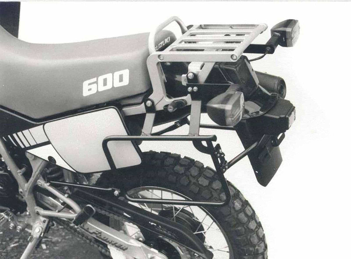 Hepco & Becker Sidecarrier permanent mounted black for Suzuki DR 600 S/DR 600 R (1986-1989)