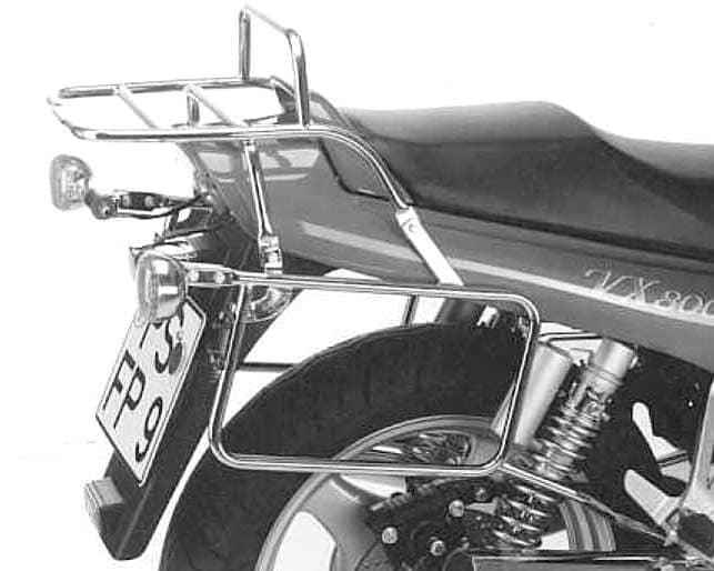 Hepco & Becker Complete carrier set (side- and topcase carrier) chrome for Suzuki VX 800 (1990-1995)