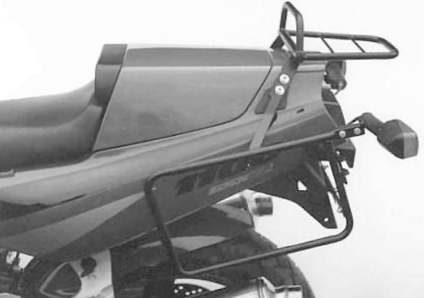 Hepco & Becker Sidecarrier permanent mounted black for Suzuki GSX 1100 R (1991-1992)