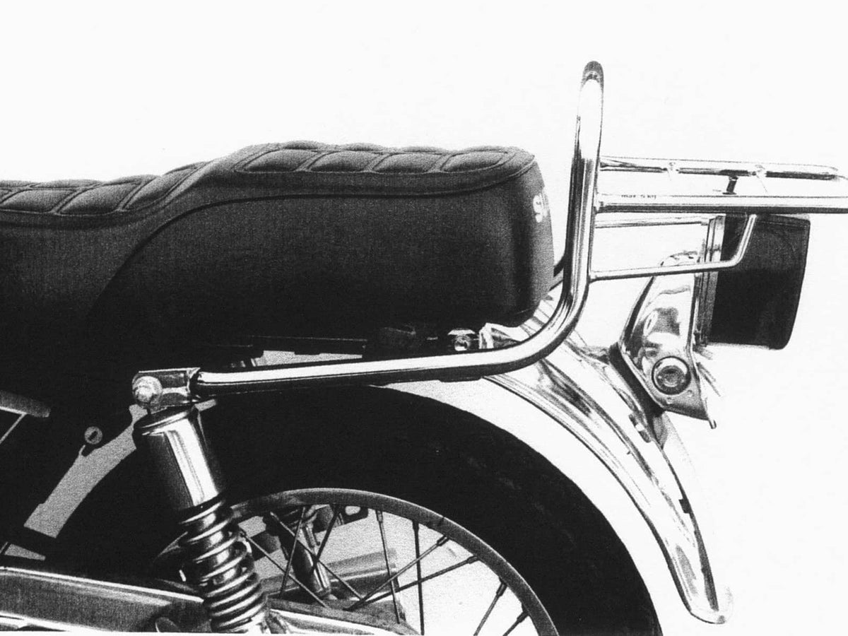 Hepco & Becker Topcase carrier tube-type chrome for Suzuki GN 125 (1991-1996)