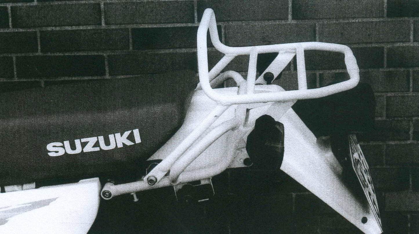 Hepco & Becker Topcase carrier tube-type black for Suzuki DR 125 SE (1995-1998)