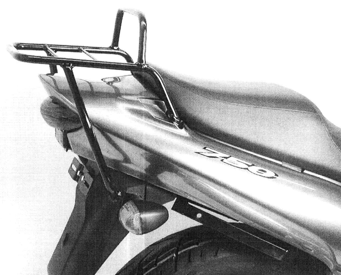 Hepco & Becker Topcase carrier tube-type black for Suzuki GSX 750 F (2003-2006)