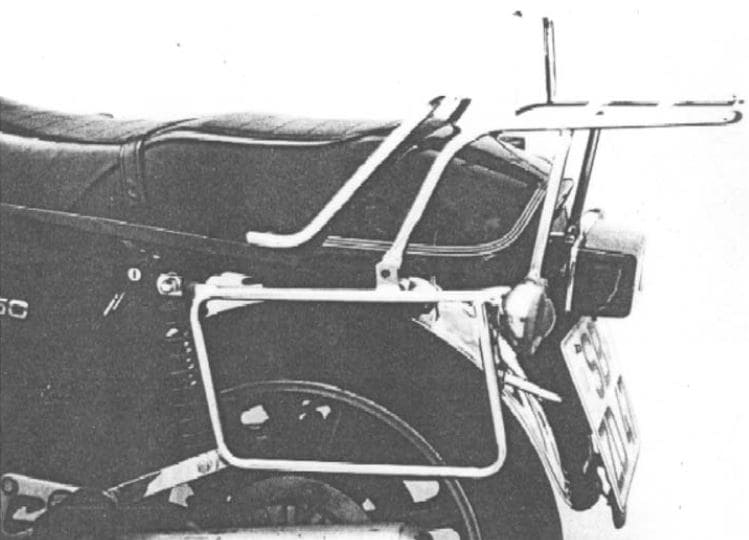 Hepco & Becker Complete carrier set (side- and topcase carrier) chrome for Yamaha XS 750 (1976-1979)
