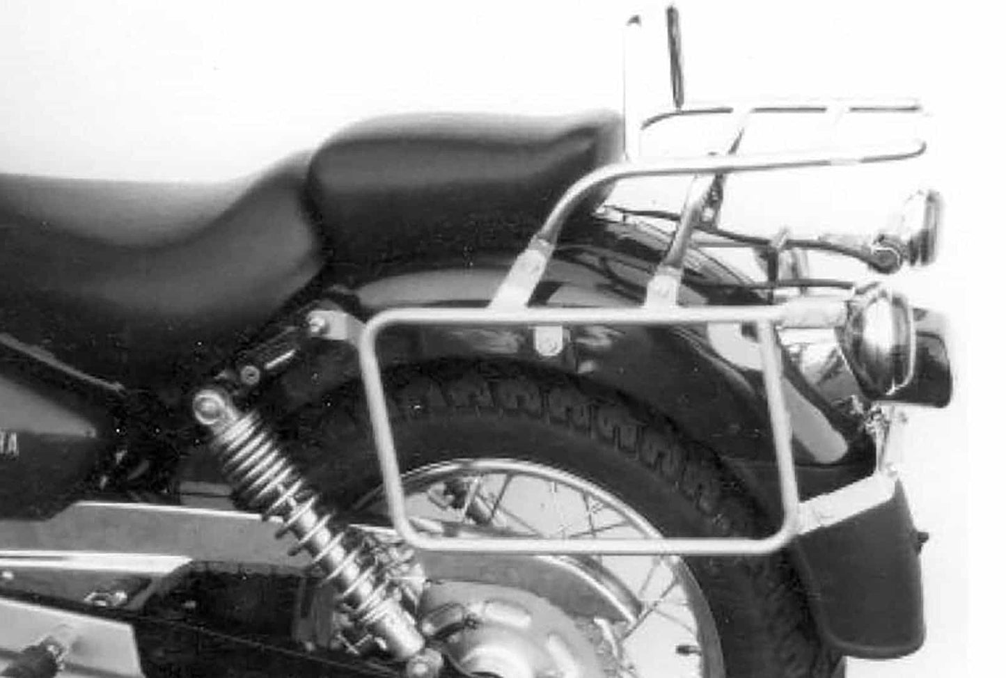 Hepco & Becker Complete carrier set (side- and topcase carrier) chrome for Yamaha XV 125/250 Virago (1989-2002)