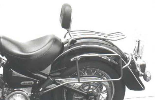 Hepco & Becker Sidecarrier permanent mounted chrome for Yamaha XV 1600 Wild Star (1994-2004)