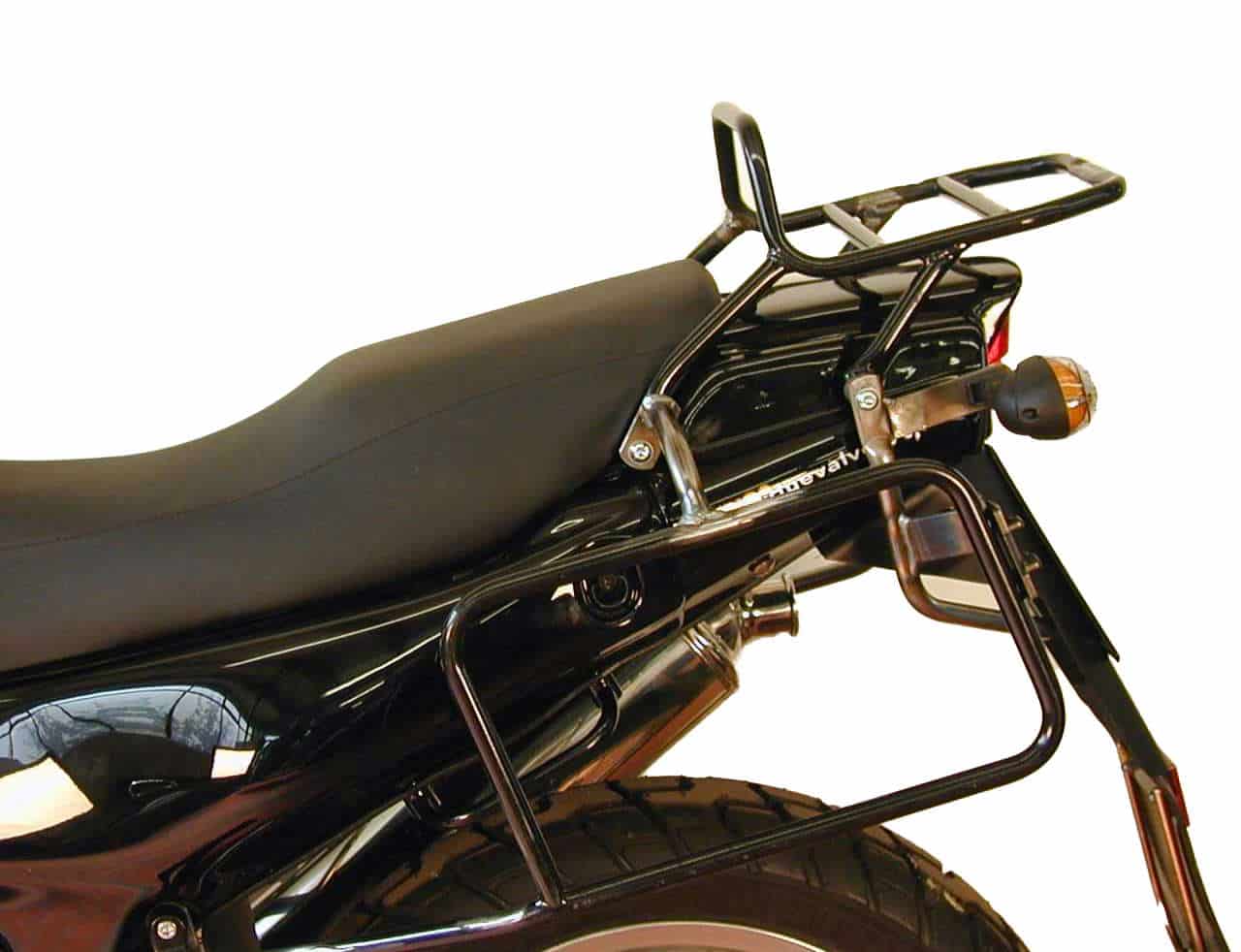 Hepco & Becker Sidecarrier permanent mounted black for Moto Guzzi Quota 1000 (1992-1998)/1100 ES (1998-2001)