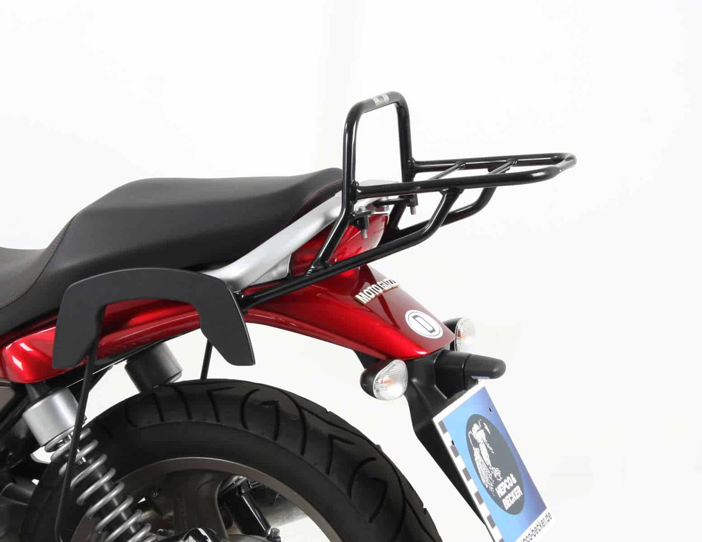 Hepco & Becker Topcase carrier tube-type black for Moto Guzzi Breva V 750 ie (2003-2013)