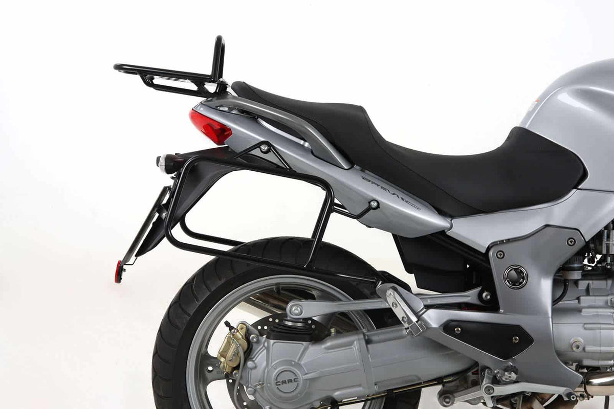 Hepco & Becker Sidecarrier permanent mounted black for Moto Guzzi Breva V 850/1100/1200 (2004-2011)/Norge 1200
