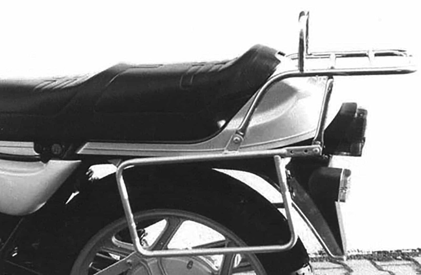 Hepco & Becker Complete carrier set (side- and topcase carrier) chrome for BMW R 65 (1986-1993)/R 80 RT (1986-1995) (middle suspension)/R100RS/RT(1986-1995)